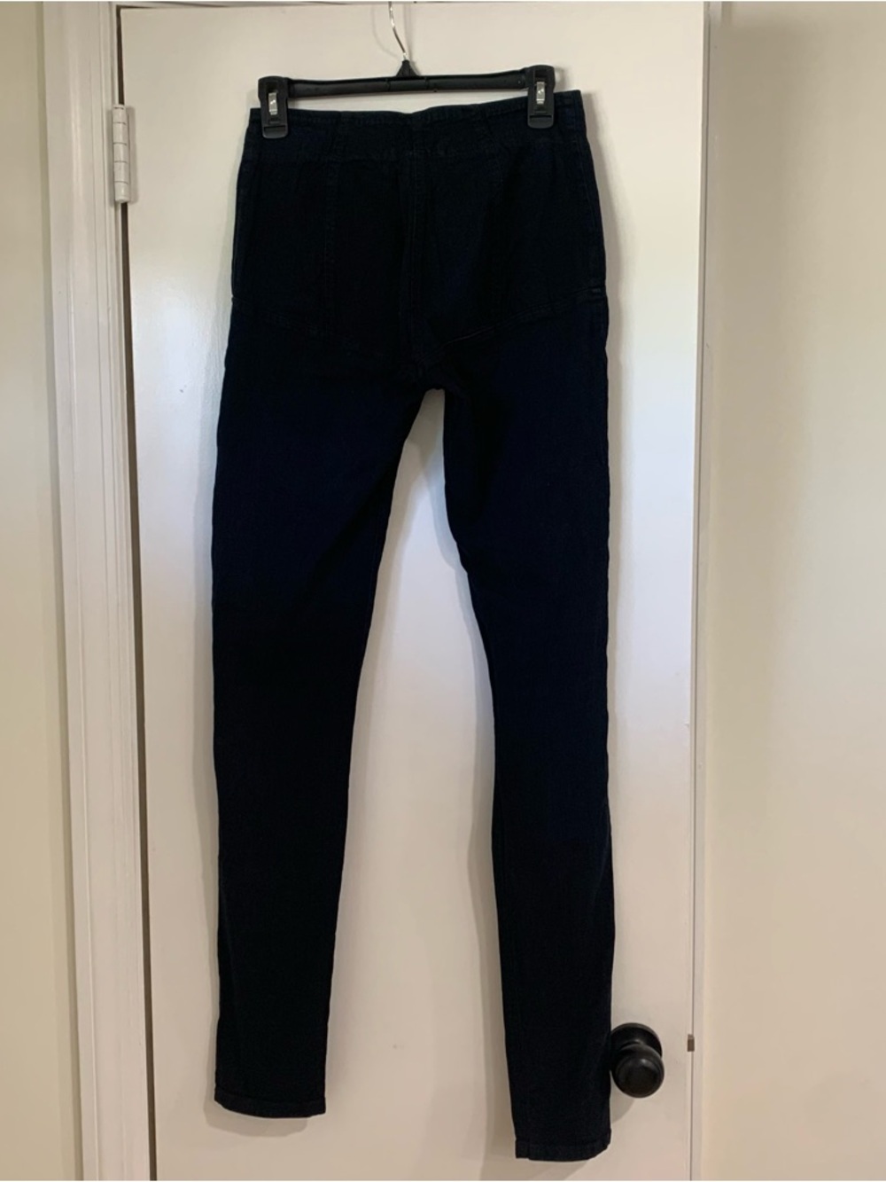 Prairie Underground Black Skinny Pants High Rise Zipper Size Small Made in USA - Picture 4 of 11